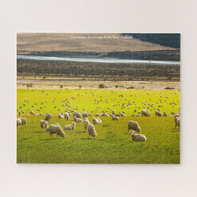Christmas Greetings  New Zealand Jigsaw Puzzle (Horizontal)