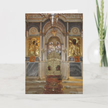 Christmas Greetings Orthodox Church Iconostasis