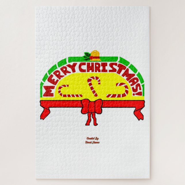 Christmas Greetings Puzzle 20" X 30" (Vertical)