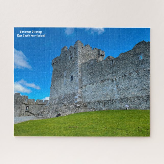 Christmas Greetings  Ross Castle Kerry Ireland Jig Jigsaw Puzzle (Horizontal)