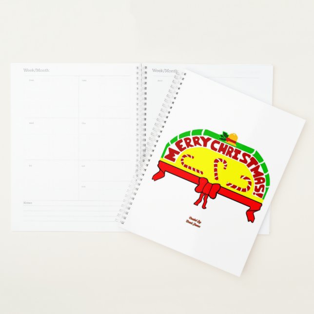 Christmas Greetings Standard Planner (Display)