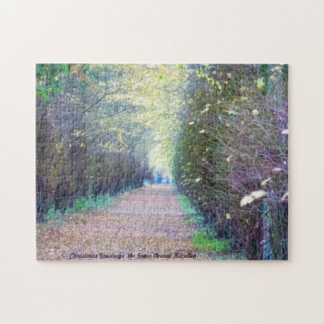 Christmas Greetings The Green Avenue Kilcullen Jigsaw Puzzle (Horizontal)