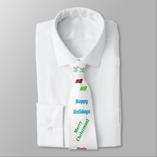Christmas Greetings Tie