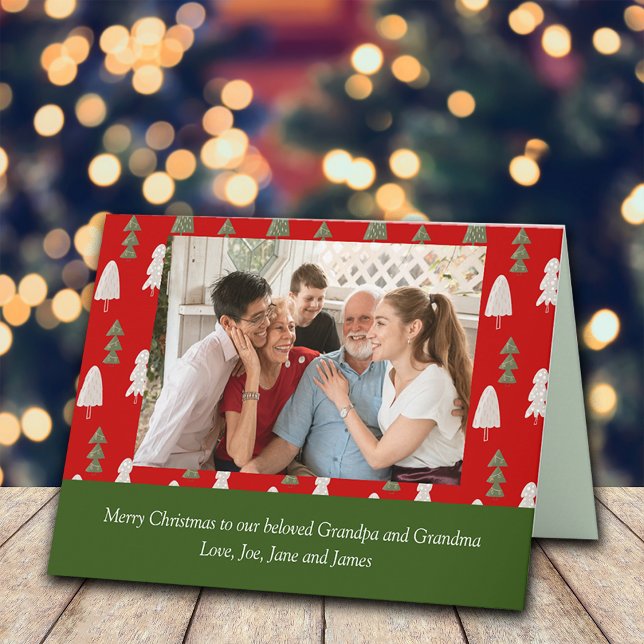 Christmas Greetings to Grandparents Parents Card (Creator Uploaded)