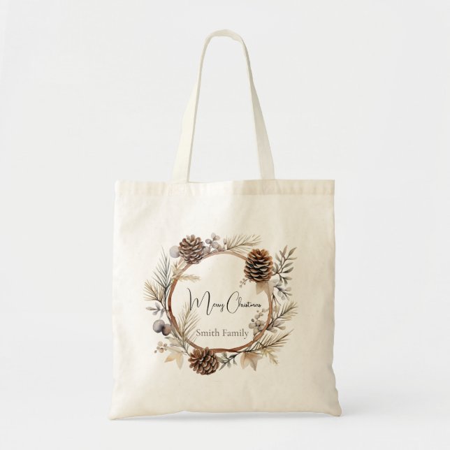 Christmas Greetings  Tote Bag (Front)