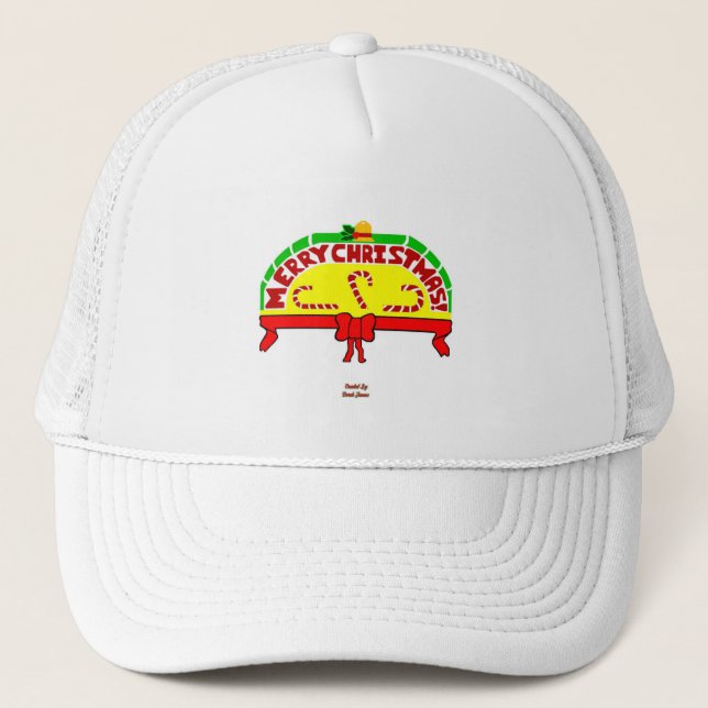 Christmas Greetings Trucker Hat (Front)