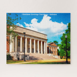 Christmas Greetings Tuscaloosa Alabama Jigsaw Puzzle
