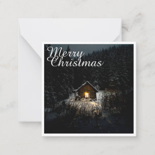 Christmas Greetings with Witch House Card