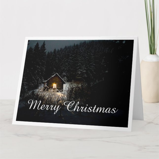 Christmas Greetings with Witch House Card (Front)