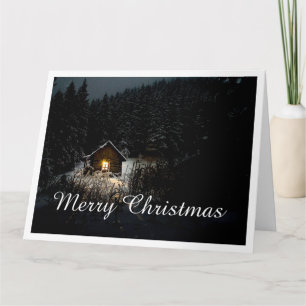 Christmas Greetings with Witch House Card