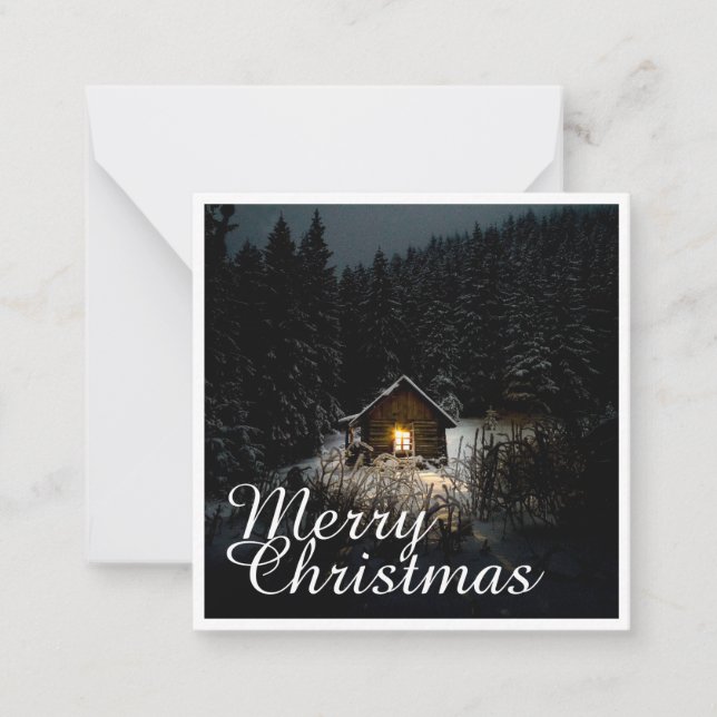 Christmas Greetings with Witch House Card (Front)