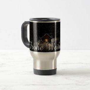 Christmas Greetings with Witch House Travel Mug