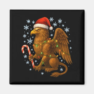 Christmas Griffin Magic Mythical Holiday Srit Long Magnet
