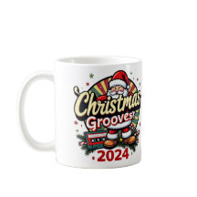 Christmas Grooves Mug Retro Holiday Cheer