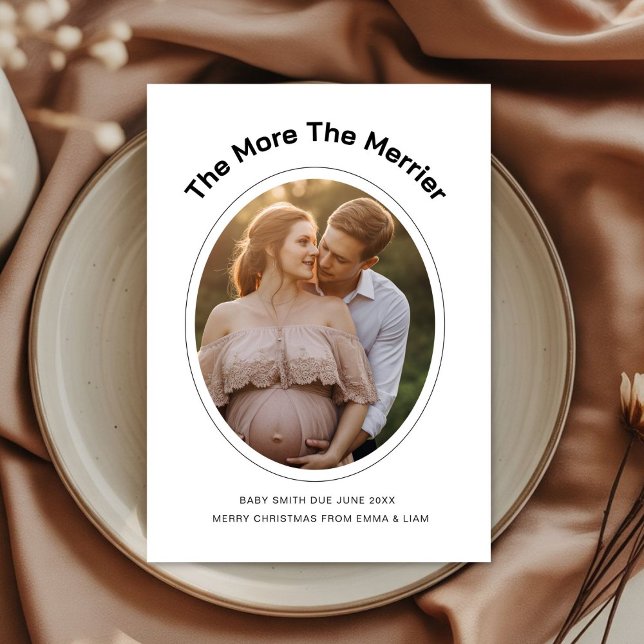 Christmas Growing Family Holiday Announcement Card (Creator Uploaded)