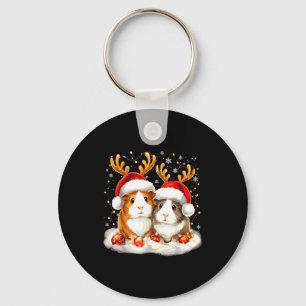 Christmas Guinea G Reindeer Xmas  Key Ring
