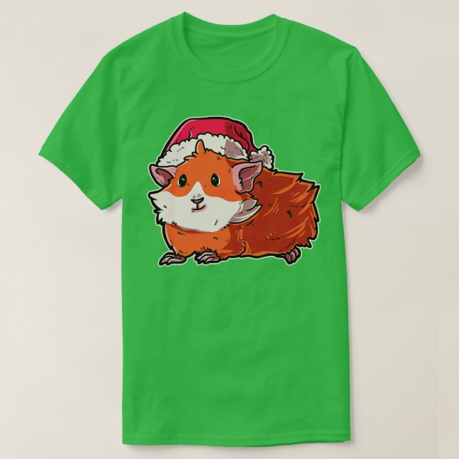 Christmas Guinea Pig T-Shirt (Design Front)