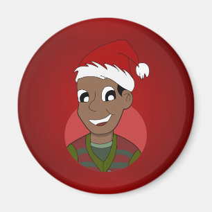 Christmas guy cartoon magnet