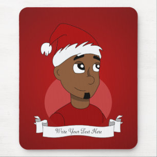 Christmas guy cartoon mouse mat