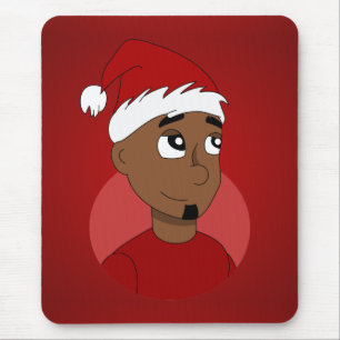 Christmas guy cartoon mouse mat