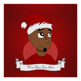 Christmas guy cartoon poster