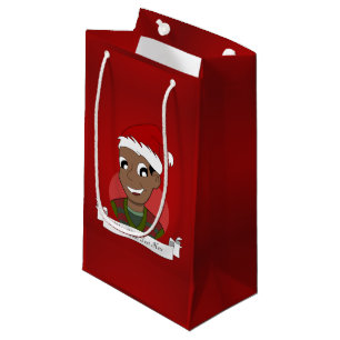 Christmas guy cartoon small gift bag