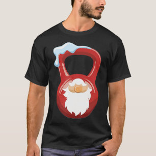 Christmas Gym Workout Gnome Kettlebell Xmas For Gy T-Shirt