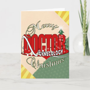 CHRISTMAS GYN  Gynaecology Holiday Card