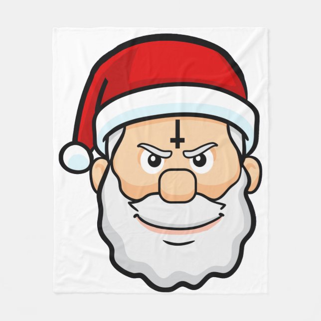 christmas hail santa fleece blanket (Front)
