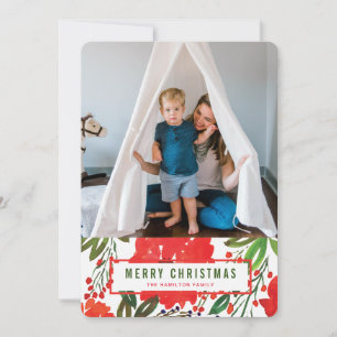 Christmas & Hand Painted Holiday Card