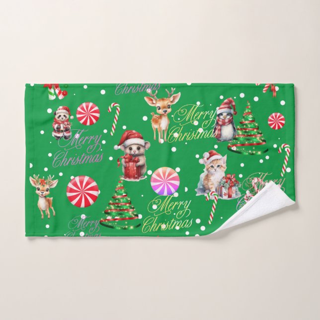 Christmas  hand towel (Hand Towel)