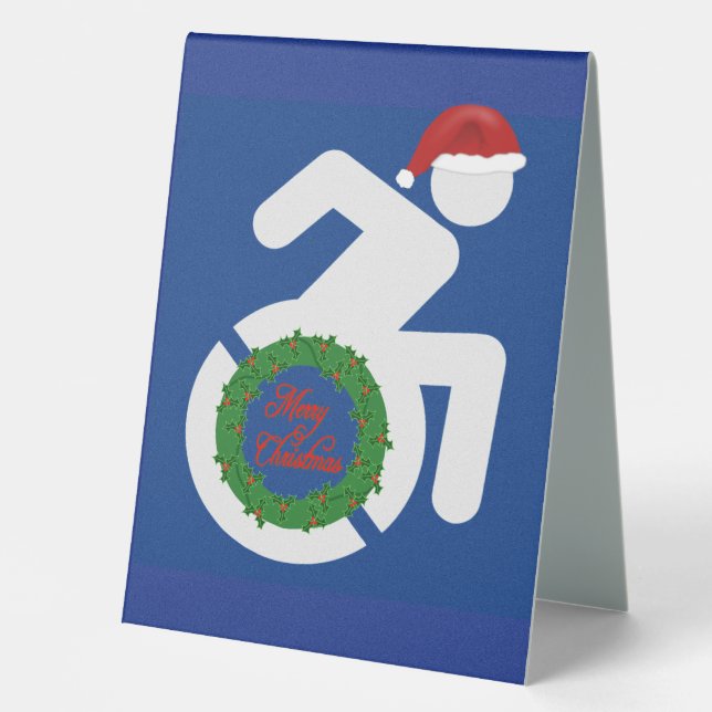 Christmas Handicapped, Christmas Disabled, Christm (Front)