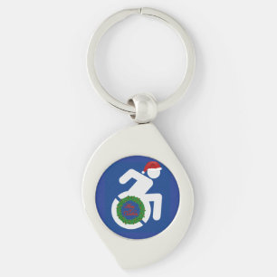 Christmas Handicapped Key Ring