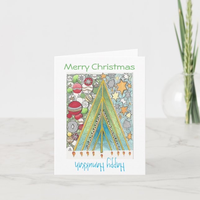 Christmas Hanukkah Card (Front)
