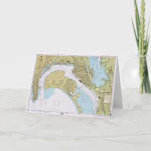 Christmas_Hanukkah Card _ San Diego Nautical Chart