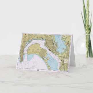 Christmas_Hanukkah Card _ San Diego Nautical Chart