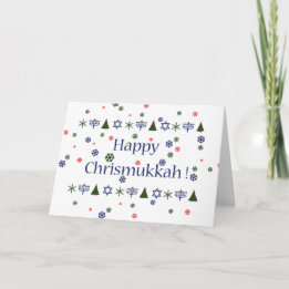 Christmas Hanukkah Combo Greeting Card