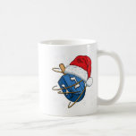 Christmas Hanukkah Dreidel Jewish Designs Uni-kids Coffee Mug<br><div class="desc">Christmas Hanukkah Dreidel Jewish Designs Uni-kids Black Small Long Sleeve Crew Neck Modern Holiday Shirt_1</div>