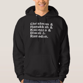 Christmas Hanukkah Kwanzaa Diwali Ramadan Holiday  Hoodie