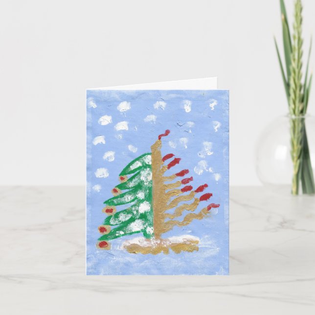Christmas/Hanukkah unique holiday Card (Front)