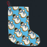 Christmas Hanukkah Winter Snowman Holiday Cookie Small Christmas Stocking<br><div class="desc">Holiday stocking features an original marker illustration of a snowman-shaped sugar cookie. Perfect for Christmas or Hanukkah decorating!

This design is also available on other products. Don't see what you're looking for? Need help with customisation? Contact Rebecca to have something designed just for you.</div>
