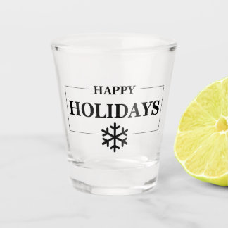 Christmas Happy Holiday Custom Gift Merry Xmas Shot Glass