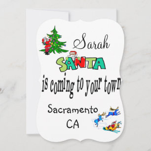 Christmas Happy Holiday Flat Greeting Card