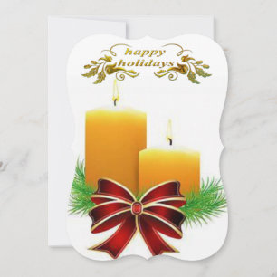 Christmas Happy Holiday Flat Greeting Card