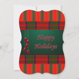 Christmas Happy Holiday Flat Greeting Card