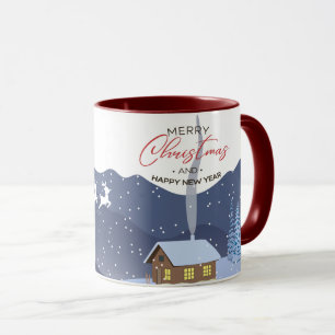 Christmas   Happy new year   Santa gift Mug