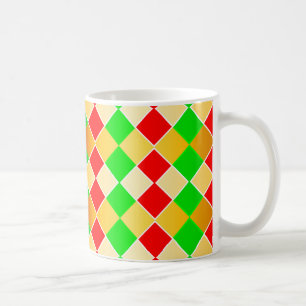 Christmas Harlequin Coffee Mug