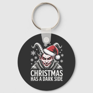 Christmas Has a Dark Side Key Ring