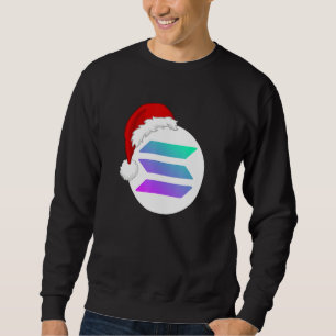 Christmas Hat Solana Hodl Sol Funny Santa Hat Sola Sweatshirt