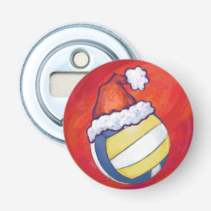 Christmas Hat Volleyball Bottle Opener